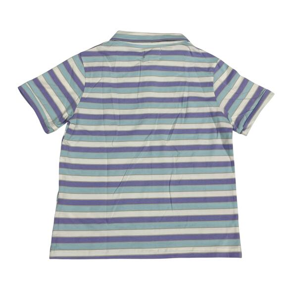 NWT Me & Henry 9/10Y Lilac & Blue Stripe Flagstaff Polo - Picture 4 of 5